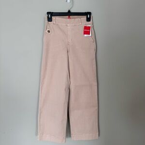 SPANX Wide Leg Pants in Light Tan